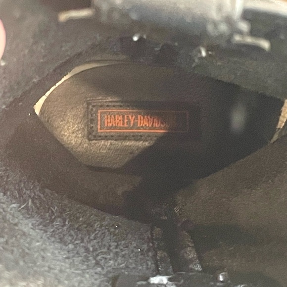 Harley Davidson Men’s Black Leather Harness Boots - Picture 6 of 7